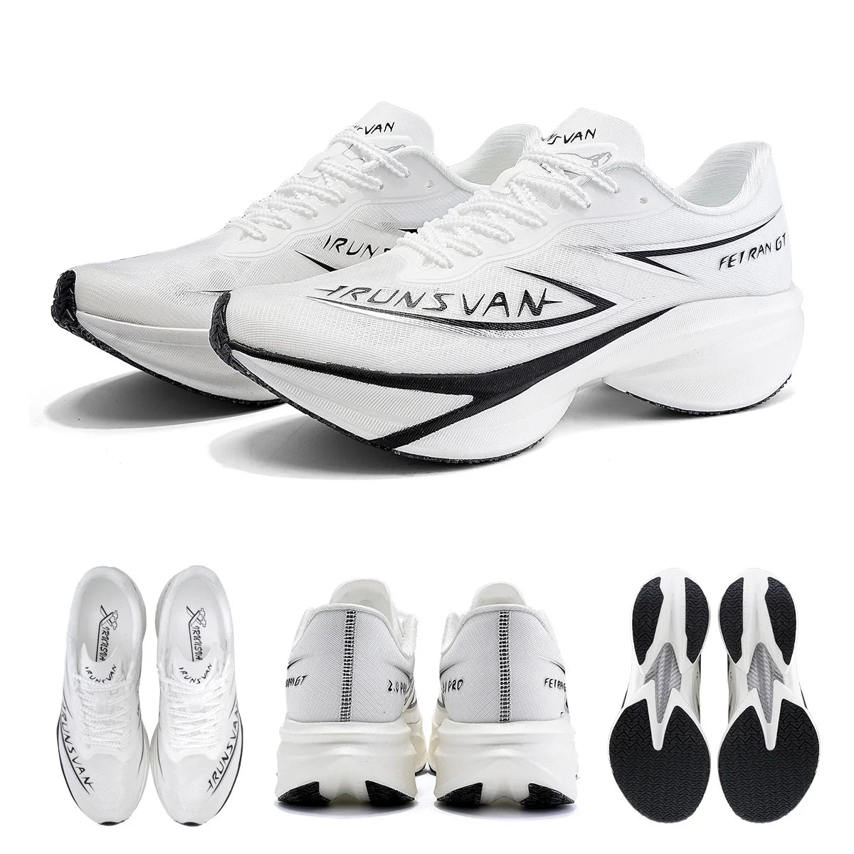 IRUNSVAN Platinum Tenis Placa Carbono | Maratón y Entrenamiento | Hombre y Mujer | Ed. Limitada Año del Caballo