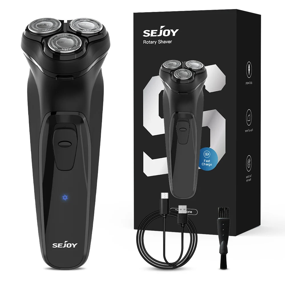 Sejoy Electric Razor for Men Rechargeable Electric Razor Shaving Machines  Mens Electric Shavers, - Firu Total Sales