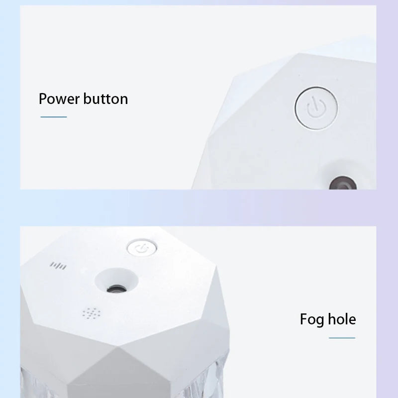 Humidificador Difusor USB 400ML | Luz RGB | Aceites Esenciales | Auto y Hogar 💧