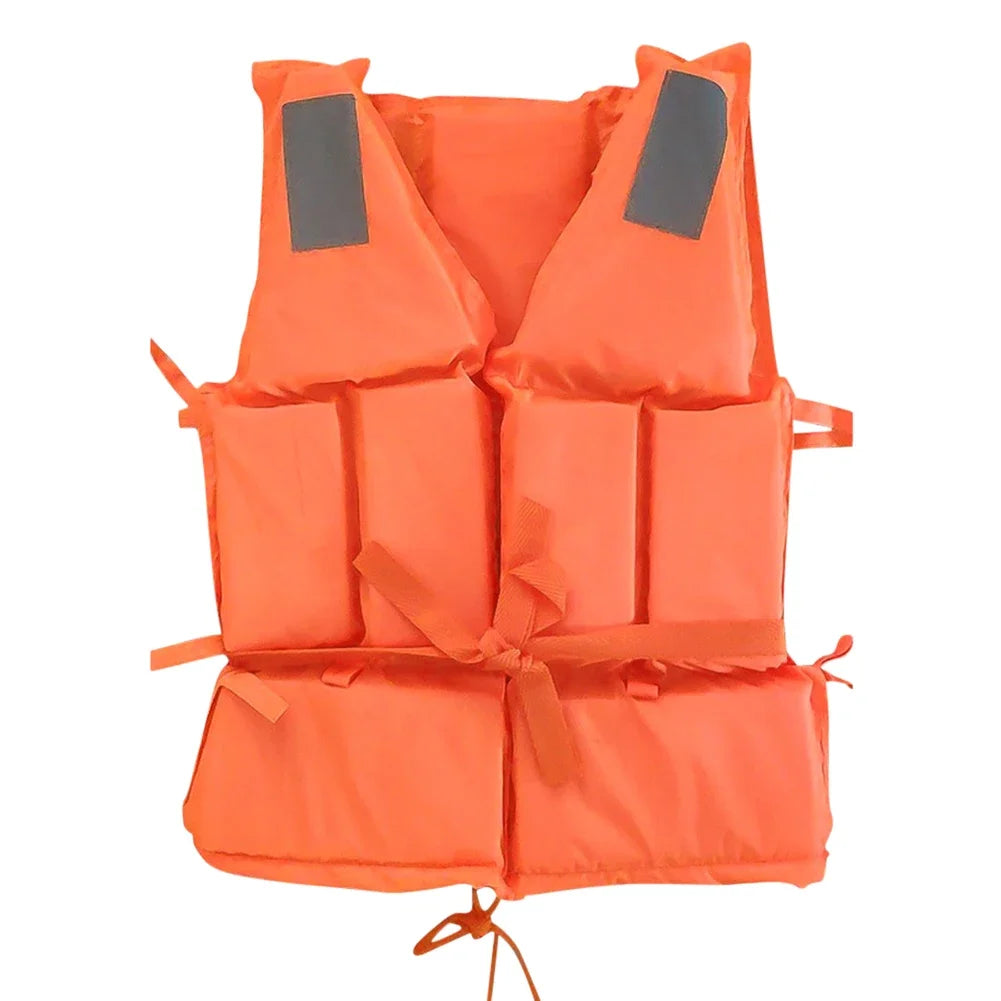 Safety Life Vest Swimming Jacket With Whistle Drifting Swimming Buoyancy Jacket Water Sports Survival Vest For Adults Swimming