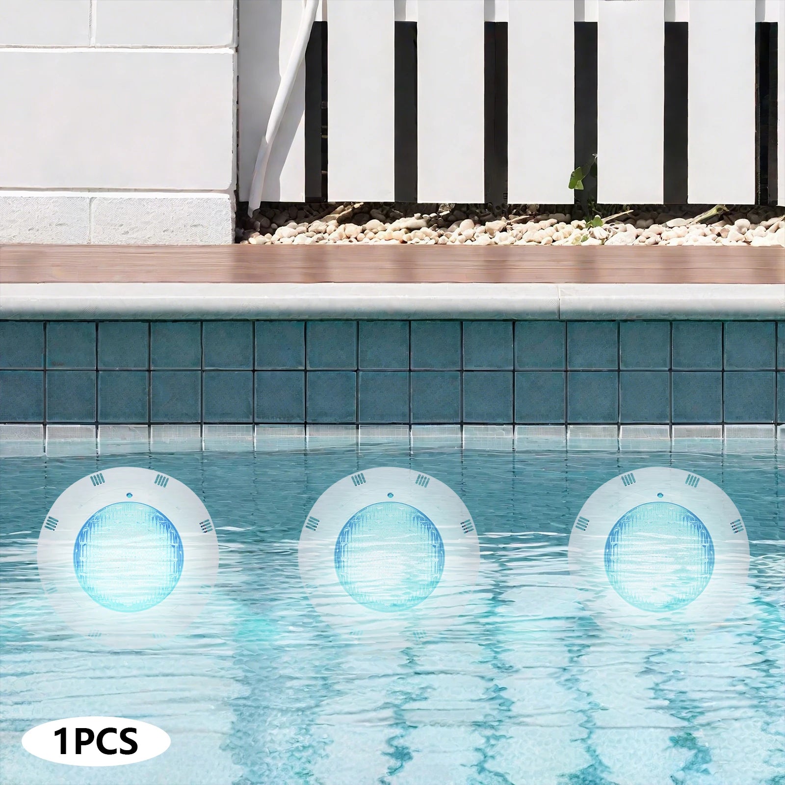 Pool Lights for Inground Pool, 45W LED Inground Pool Light, Color Changing Underwater Swimming PoolLight for 11.6" Wet Niches