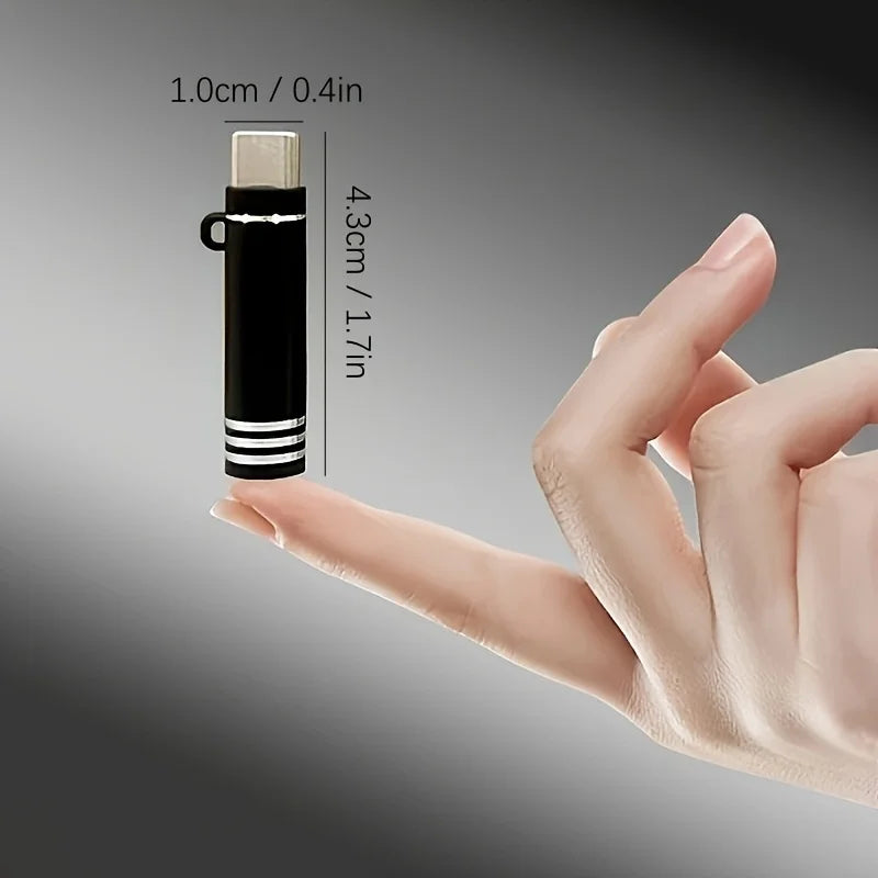USB C Emergency Lighter, Aluminum Alloy Battery Free Lighter for Camping RV Travel, Phone OTG Powered Auto Off