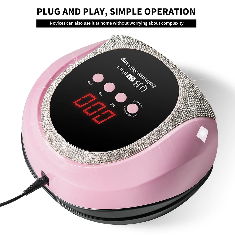 Lámpara UV/LED Profesional 57 LEDs Secado Rápido | Pantalla LCD | Manicure y Gel Acrílico - Firu Total Sales