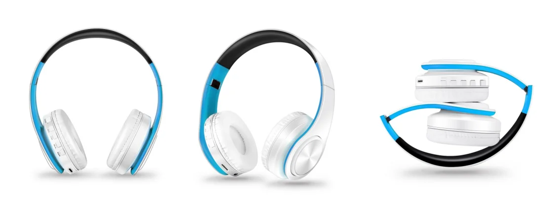 HIFI Stereo Bluetooth Headphones | FM Radio + SD Card + Mic | iPhone Samsung Xiaomi