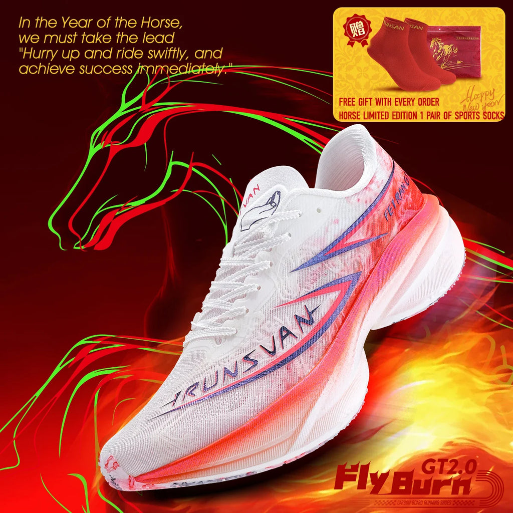 IRUNSVAN Platinum Tenis Placa Carbono | Maratón y Entrenamiento | Hombre y Mujer | Ed. Limitada Año del Caballo