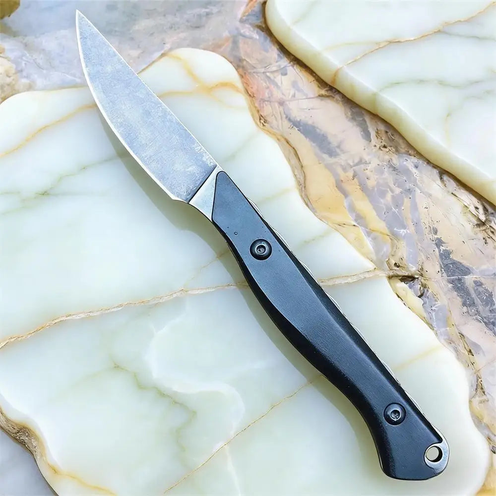 CPM-154 Steel Small Fixed Blade Knife 15700 Flyway with K-Type Sheath Outdoor Camping Fishing EDC Tool for Men's Gift
