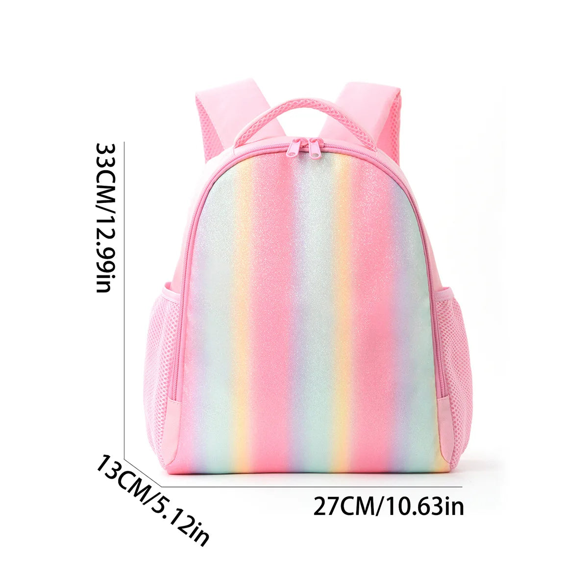 KPop Demon Hunters School Rainbow Backpack Rumi Mira Zoey Girl Student Backpack Anime Movie Women Travel Rucksack Birthday Gift