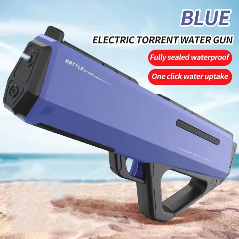 Pistola de Agua Eléctrica de Alta Presión | Juego de Verano para Niños 🔫 - Firu Total Sales