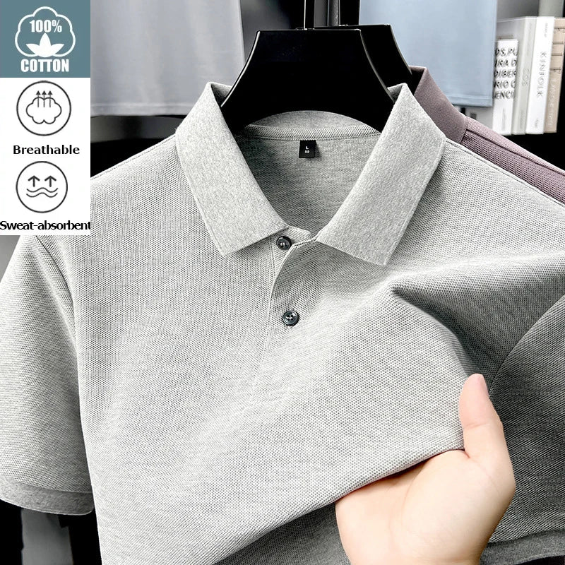 Polo 100% Algodón para Hombre | 19 Colores | Golf y Deporte | Acabado Sedoso 👔