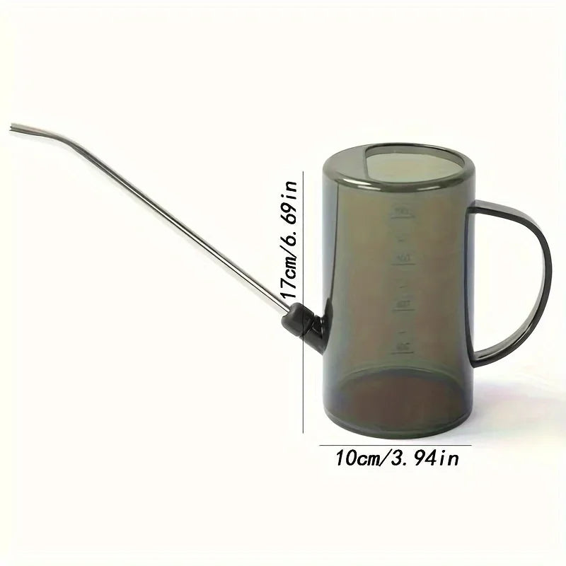 1L Long Spout Watering Can with Gardening Shovel Set Garden Irrigation Spraying Pot for Indoor Outdoor Plants Flower OfficL