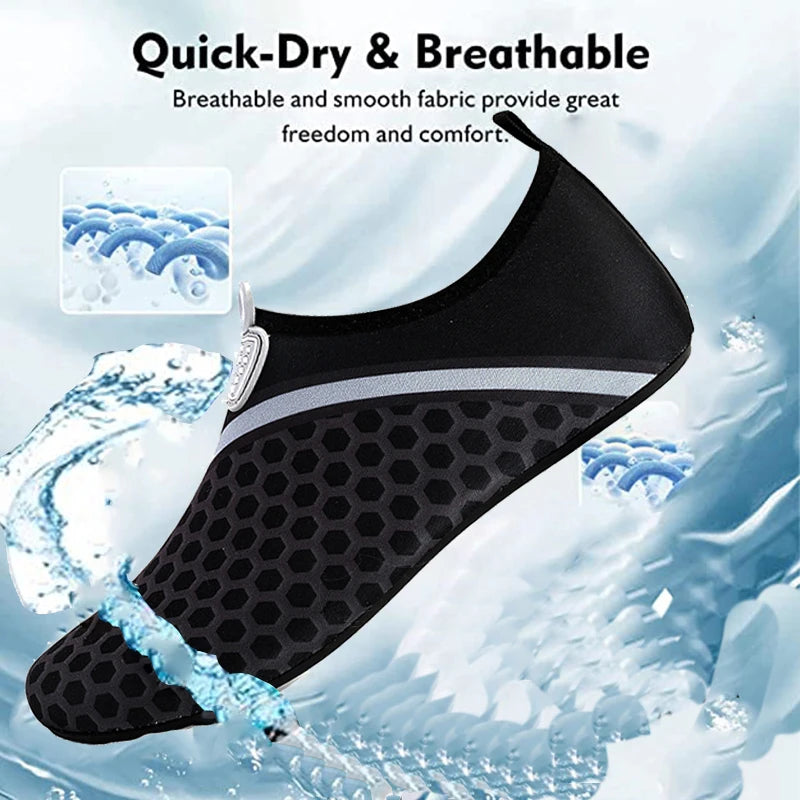 Water Sports Shoes Barefoot Quick-Dry Aqua Yoga Socks Slip-on for Men Women