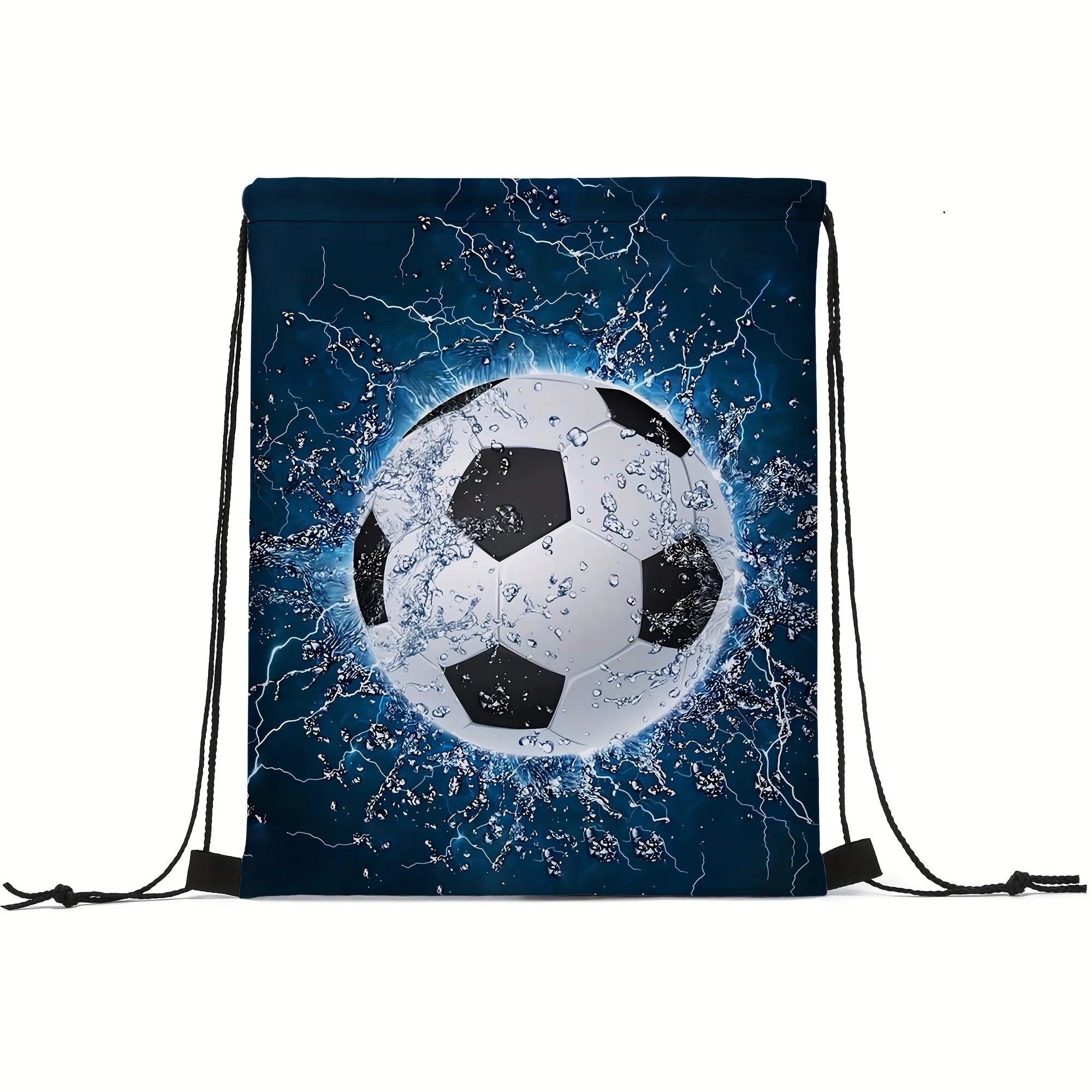 Random 1 casual print colorful drawstring neutral gaming backpack, unisex sports and fitness training storage bag