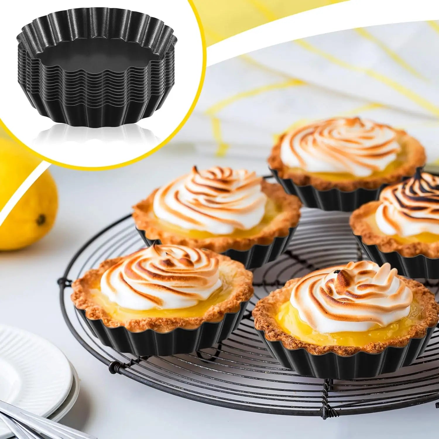 Molde Antiadherente Redondo para Tarta, Quiche y Flan | Reutilizable | Repostería 🍰