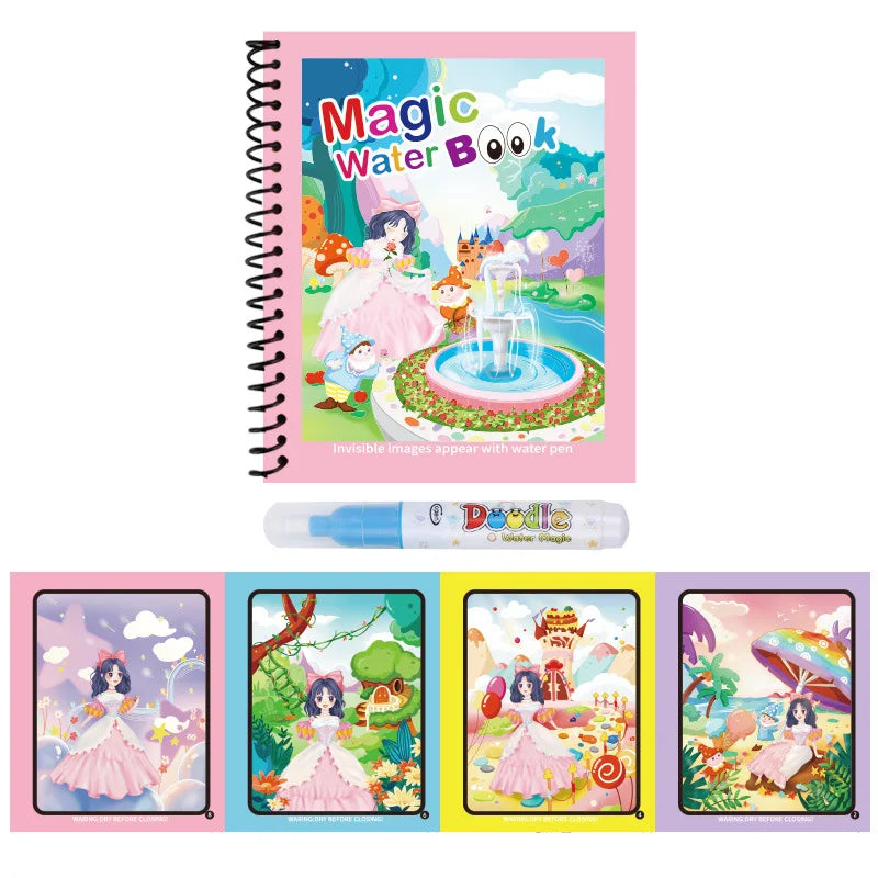 Reusable Water Drawing Book – Montessori Coloring Toy