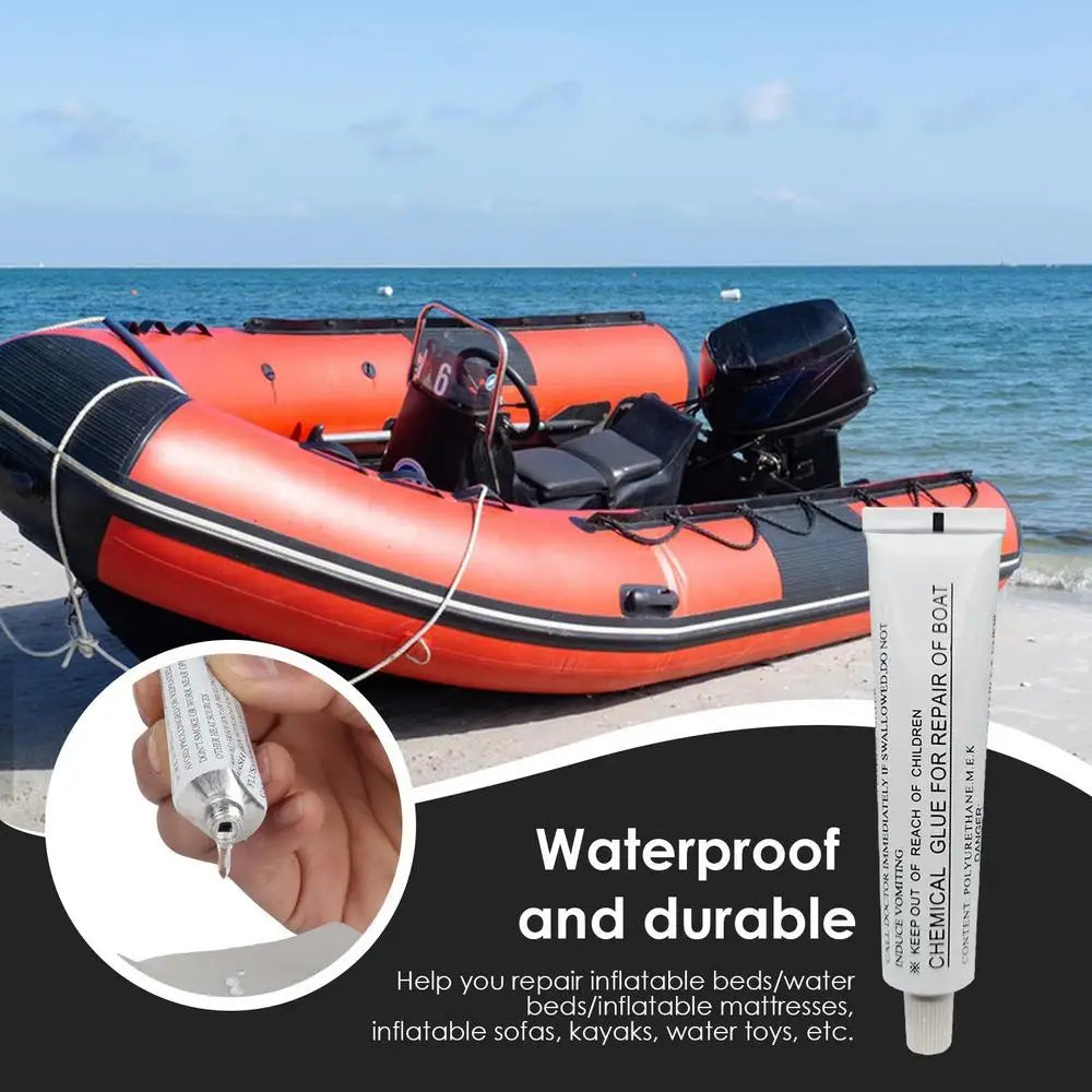 30ml PVC Glue for Inflatable Boat Inflatable Boat Repair Glue Bonding Repair Supplies for Paddle Boat Kayak Air Cushion ,/\p9