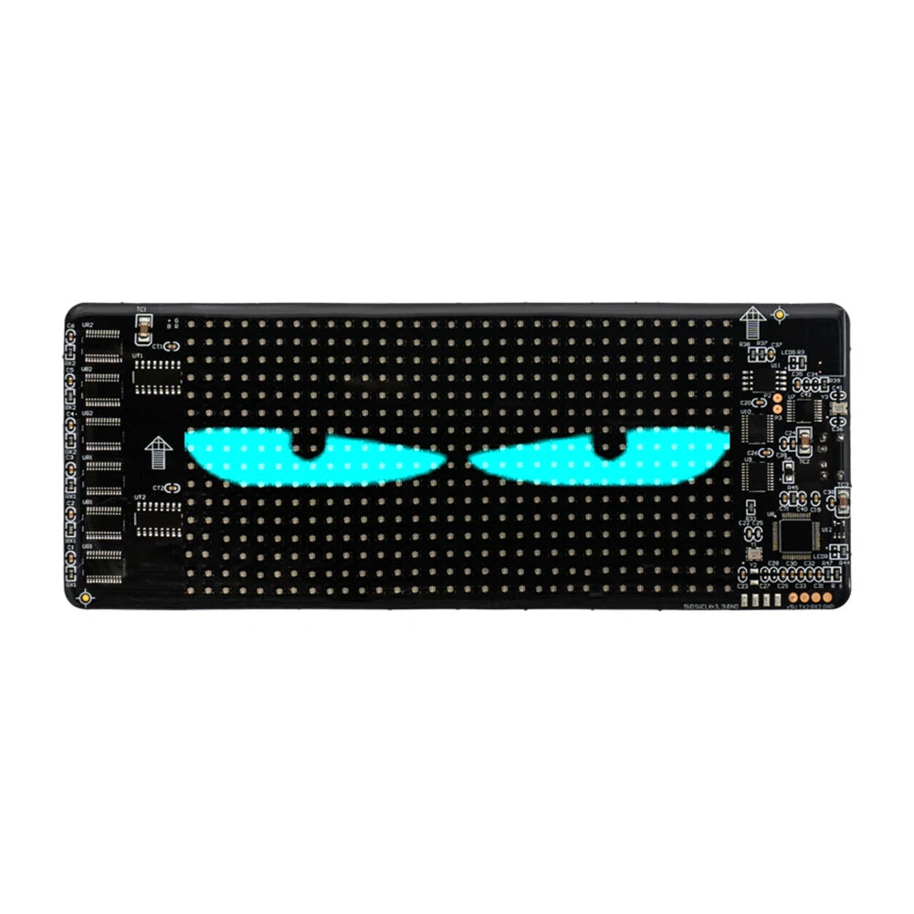 APWIKOGER Panel LED Flexible Devil Eyes | Control Remoto | Decoración Tienda, Bar y Camión | 110-240V