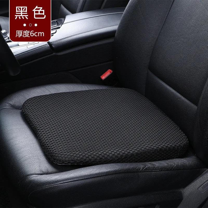 Car Booster Seat Cushion — Breathable Height Boost Pad | Fatigue Relief