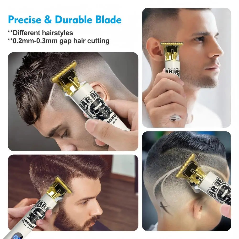 LARGNER Professional Hair Clippers Kit - Precision Haircutting Tools Set for Stylists And Barber Shops
