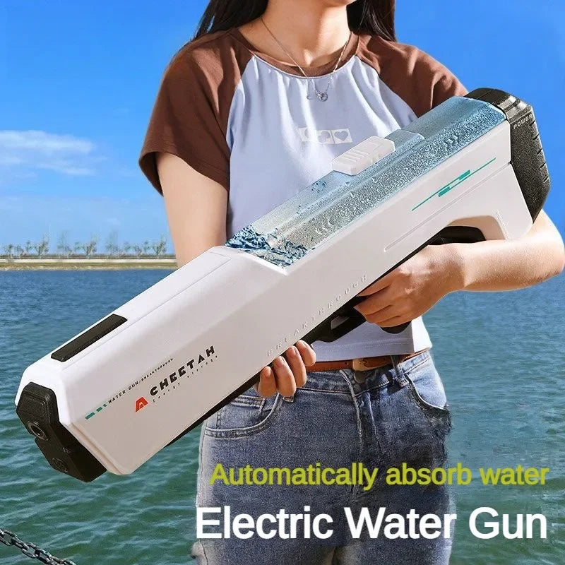 Pistola de Agua Eléctrica de Alta Presión | Juego de Verano para Niños 🔫 - Firu Total Sales