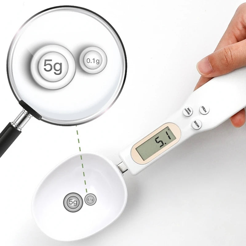 Digital Weighing Spoon Scale LCD | Coffee Flour Powder Baking | Adjustable Measurement