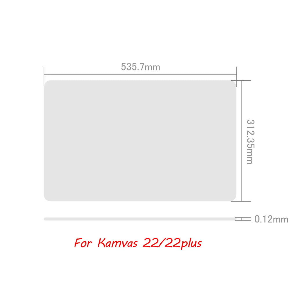 HUION Anti-Glare Film Replacement Display Screen Protector for Kamvas 12/13/16/22/24