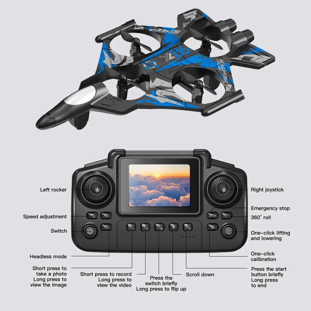 Avión RC Foam YL86 2.4G con Luces LED | Acrobacias 360° | Regalo Navidad Niños 🎅 - Firu Total Sales