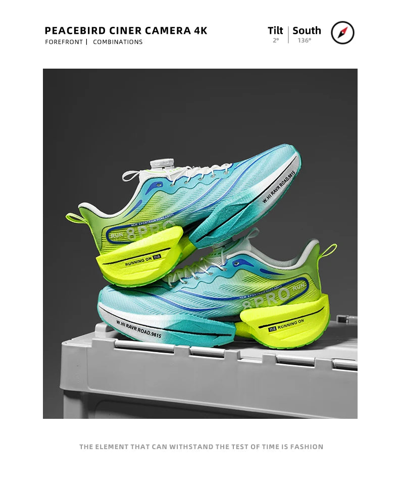 Tenis Running Maratón Placa de Carbono | Transpirable | Malla Ligera | Hombre y Mujer | Antideslizante
