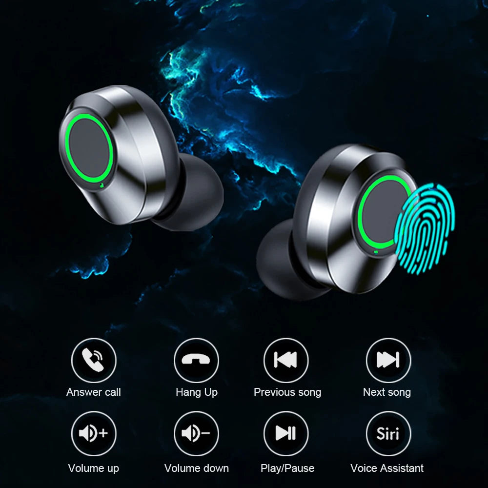 Auriculares TWS GREATWALL NES | Bluetooth 5.3 | HiFi Estéreo | Mic HD | Gaming y Deporte | Siri y Google - Firu Total Sales