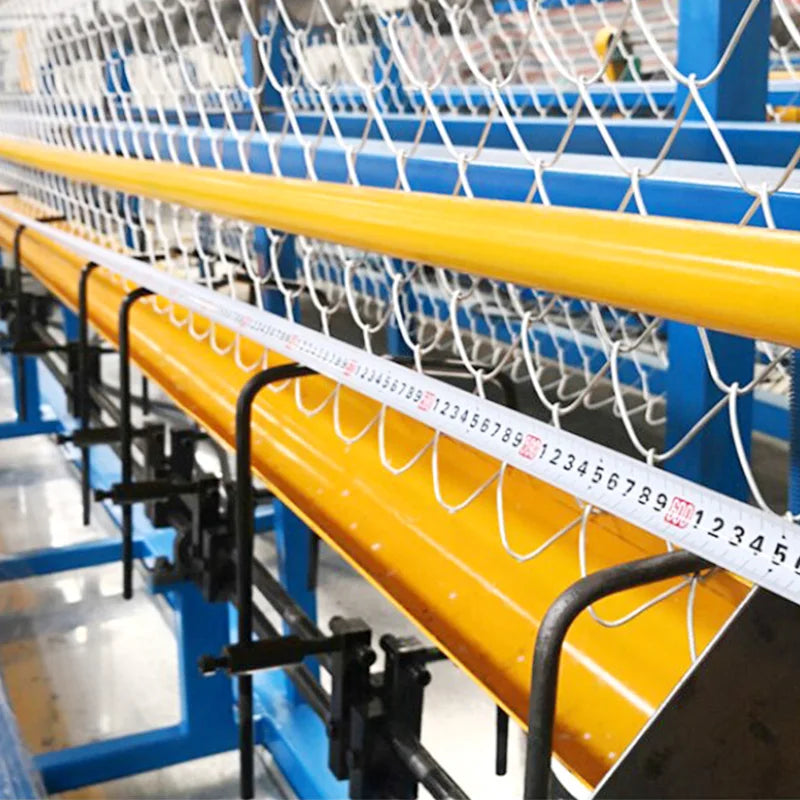 Corrosion-Resistant Chain Link Fence Weaving Machine  Full Automatic Double Chain Link Fence Machine Wire Mesh Knitting Machine