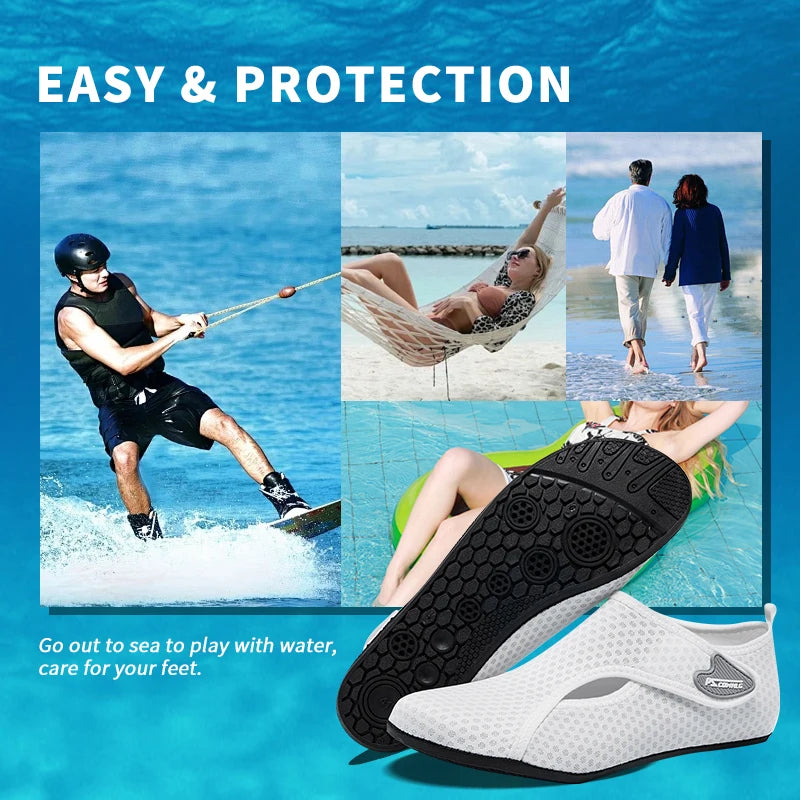 Water Sports Shoes Barefoot Quick-Dry Aqua Yoga Socks Slip-on for Men Women