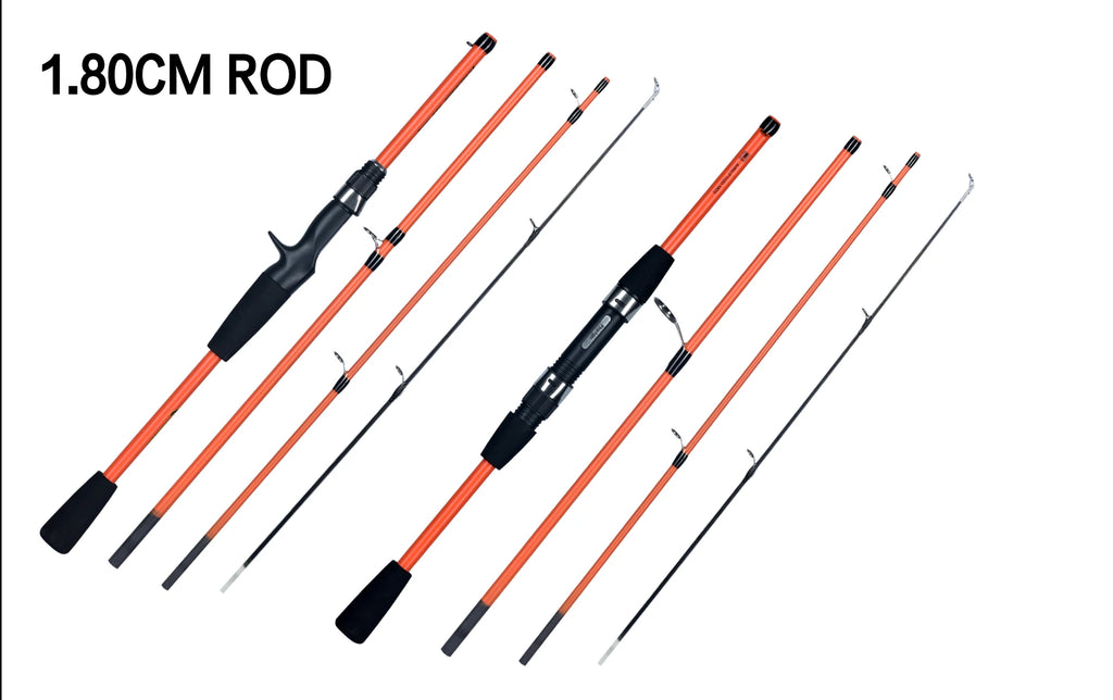 BIUTIFU-Spinning Casting Mini Rock Fishing Rod Carbon Travel Baitcasting Winter Pole Fast Ultralight Lure Weight 3-18g 1.8m 2.1m