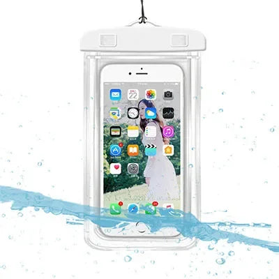 Funda Impermeable para Celular 6 Pulgadas - Bolsa Seca para Playa, Piscina y Deportes Acuáticos
