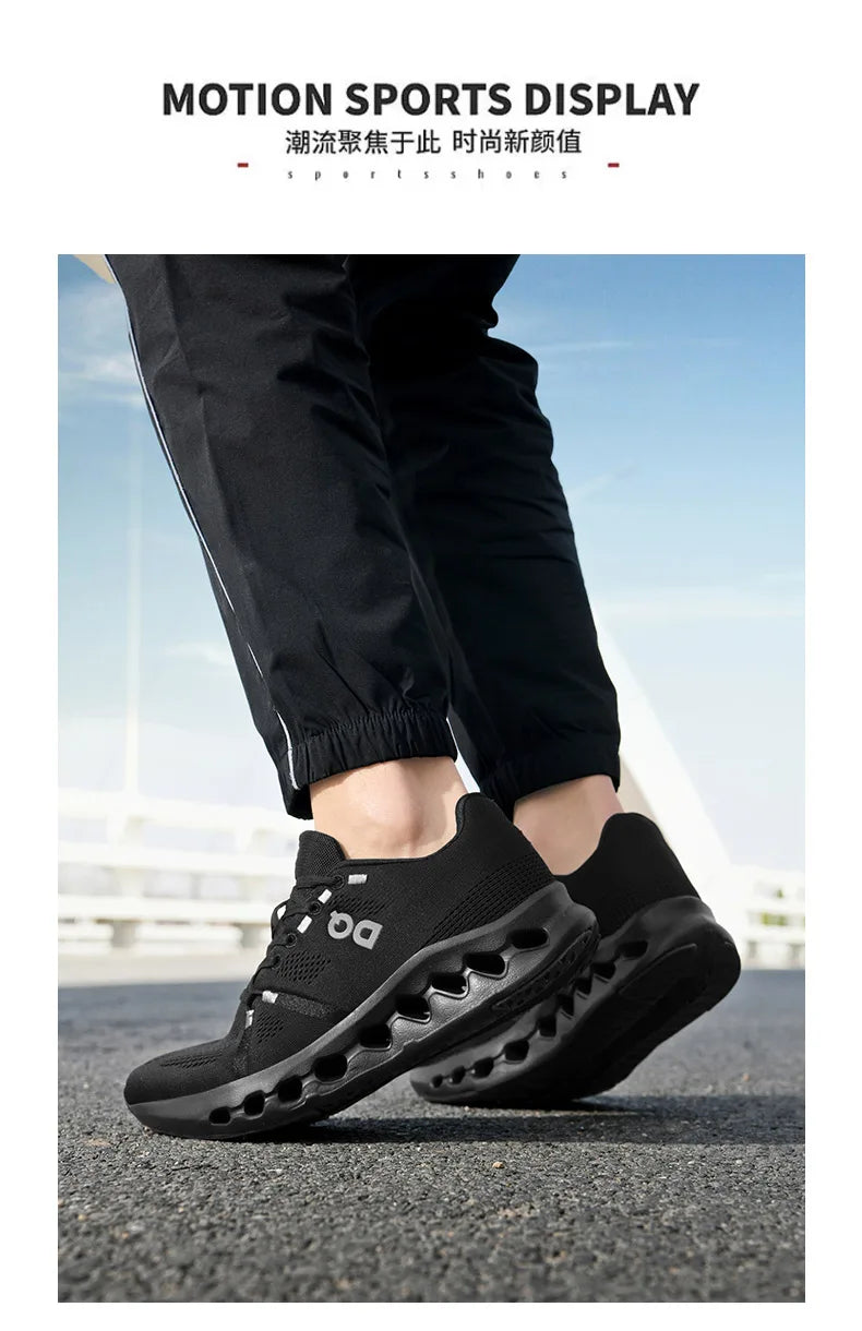 Tenis Hombre Running Maratón | Air Cushion | Transpirable | Ligero | Antideslizante | Outdoor