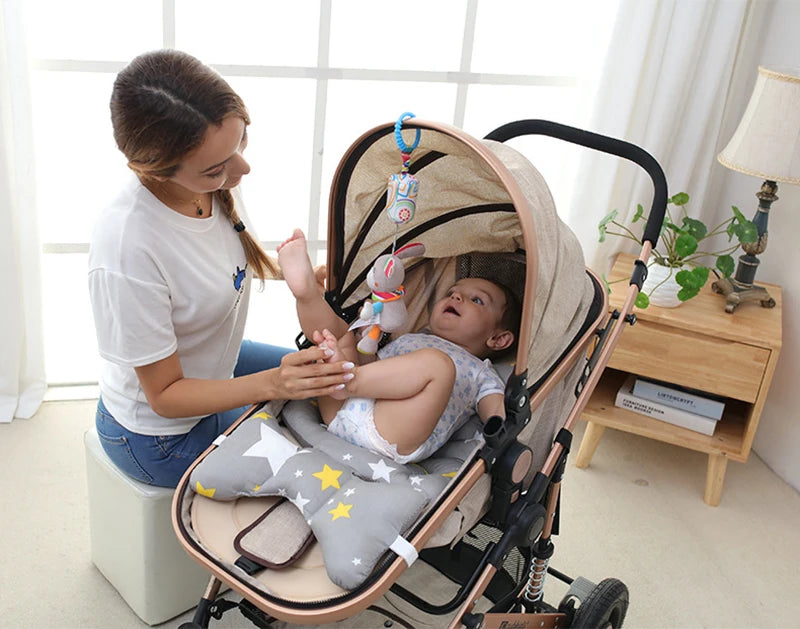 Baby Stroller Hanging Toys – Cartoon Animal Rattles