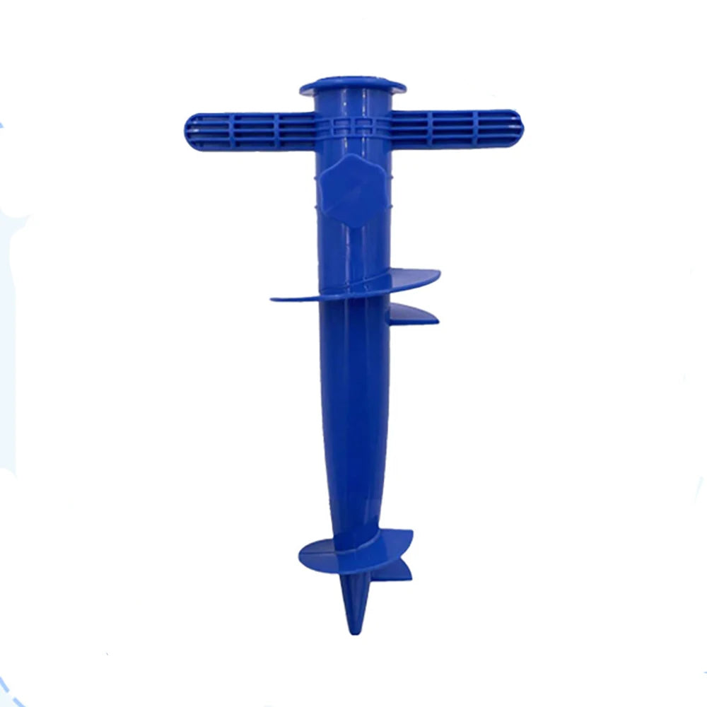 1PC Umbrella Base Adjustable Plastic Sun Beach Patio Sand Ground Fixing Tools Anchor Stand Spike Auger Tools Spikes Parts