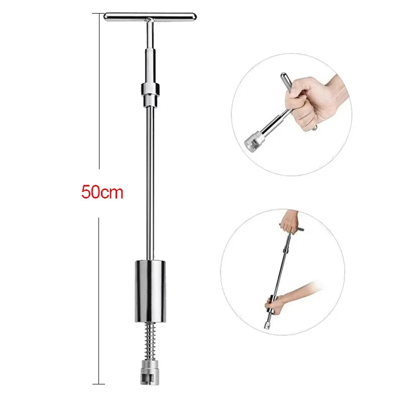 Automotive Tools Car Body Dent Repair Tool Metal Sliding Reverse Hammer Auto Dent Puller Removal Extractor Kit Suction Cup