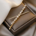 Pearl Metal Hairclips Women Hair Clip Girls Crystal Hairpins Barrette Hairgrip Elegant Hariband Bobby Pin Hair Accessories