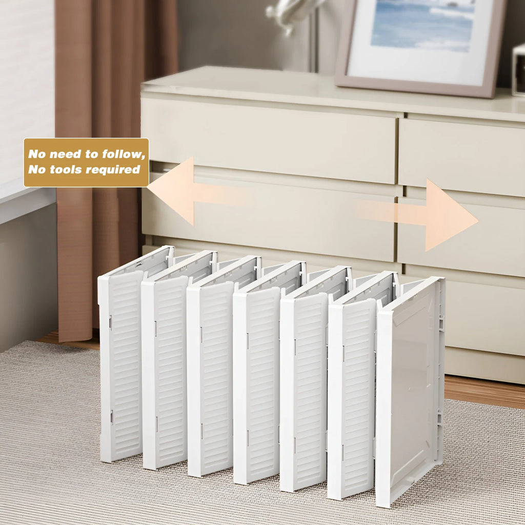 1x/2x Clear Shoes Cabinet Foldable Sneaker Shoes Storage Organizers Dustproof Thickening shoes Boxes High-top Shoe Rack Shelf