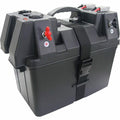 12-24V Marine Battery Box with USB Charger & Voltmeter – Portable Power Supply for Boat, Car, RV, Outdoor