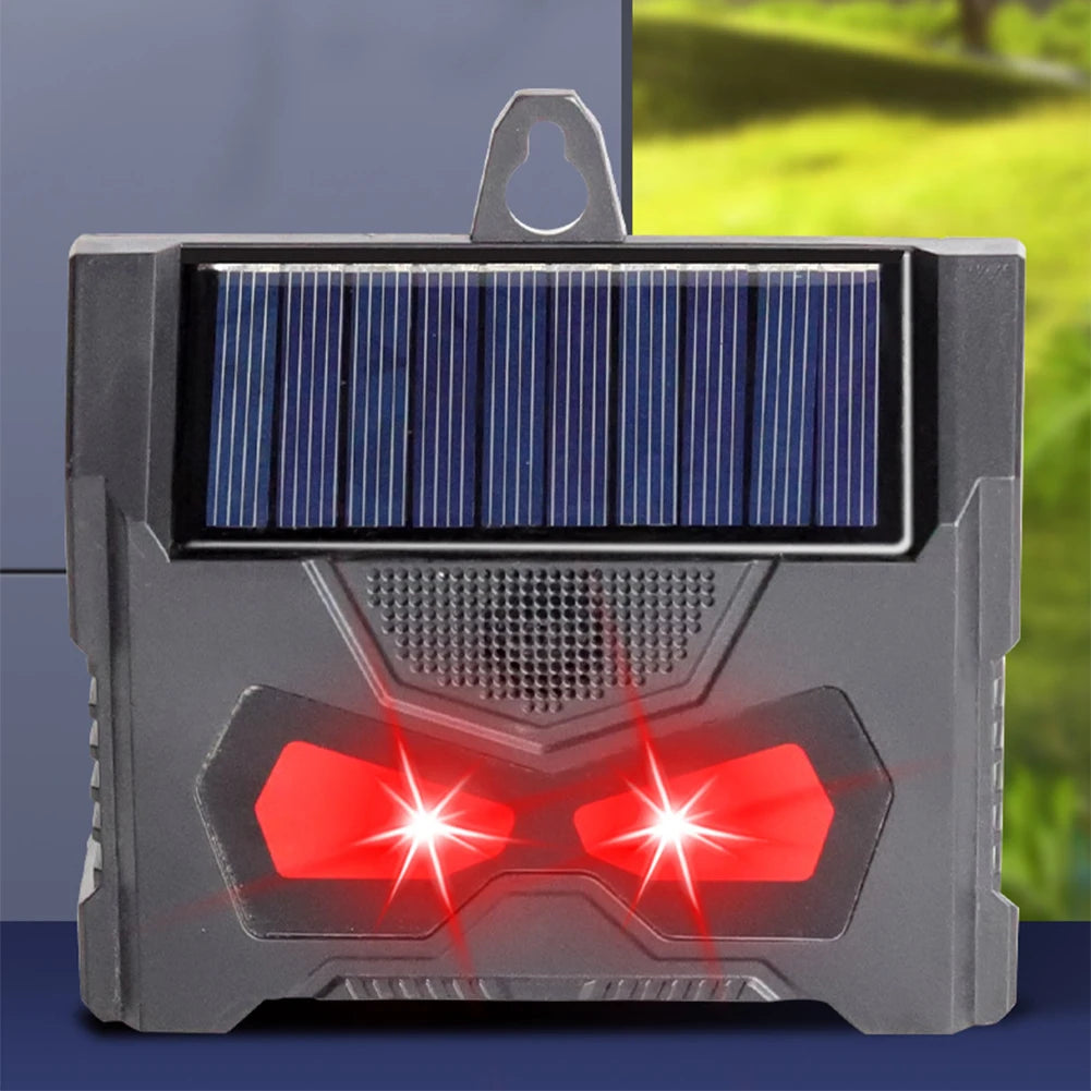 Solar Powered Ultrasonic Animal Repeller Deer Skunk Raccoon Repellent Waterproof Deer Dog Squirrel Skunk Cat Repellent Devices