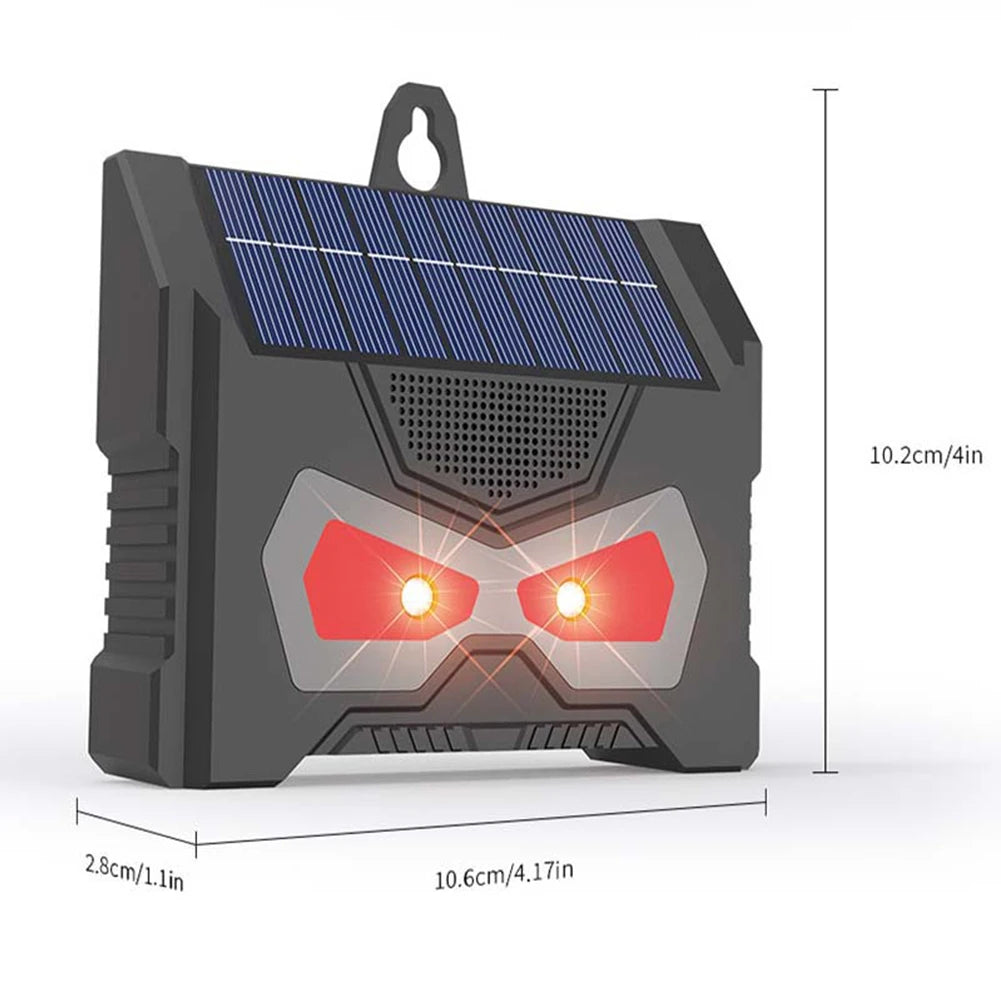 Solar Powered Ultrasonic Animal Repeller Deer Skunk Raccoon Repellent Waterproof Deer Dog Squirrel Skunk Cat Repellent Devices