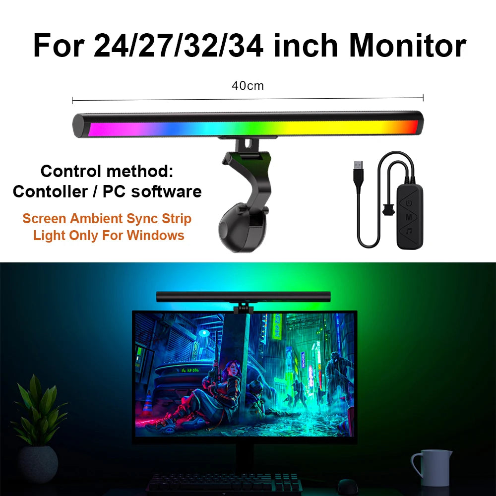 Tira LED RGB Lumtang Ambiental | Sincronización TV/PC/Monitor | Gaming | DIY | Decoración Hogar - Firu Total Sales