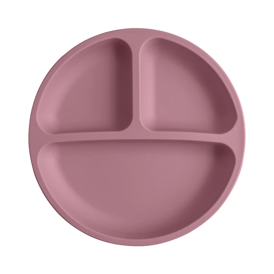 Plato de Silicona con Ventosa para Bebé | Sin BPA | Entrenamiento de Comida 🍼 - Firu Total Sales