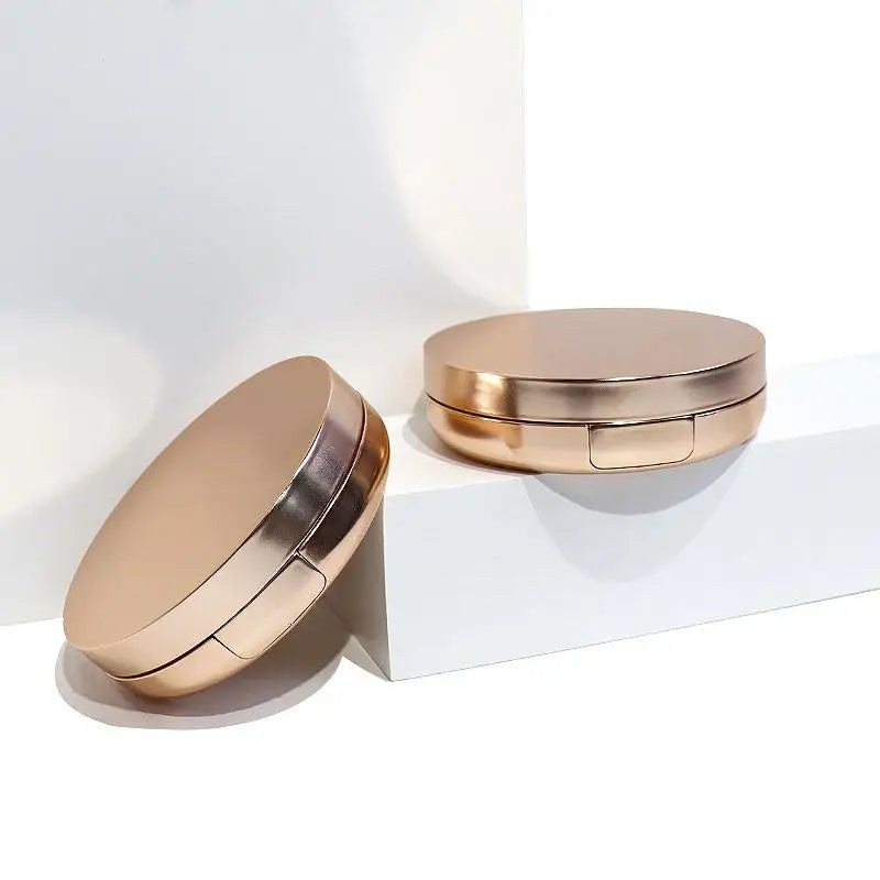 Portable Air Cushion Box With Puff With Mirror Compact Foundation Case BB Cream Container Makeup Tools DIY