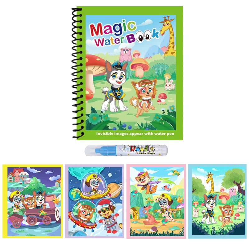 Reusable Water Drawing Book – Montessori Coloring Toy