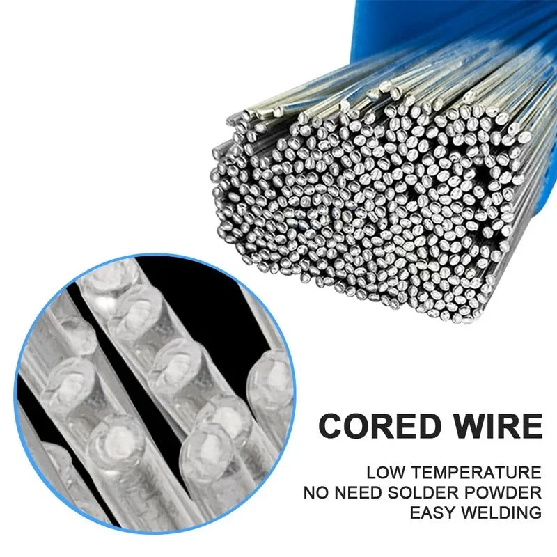 1.6/2.0mm Multi-Metal Welding Rods - Copper, Aluminum, Iron, Stainless Steel Flux-Cored Solder Wire Electrode