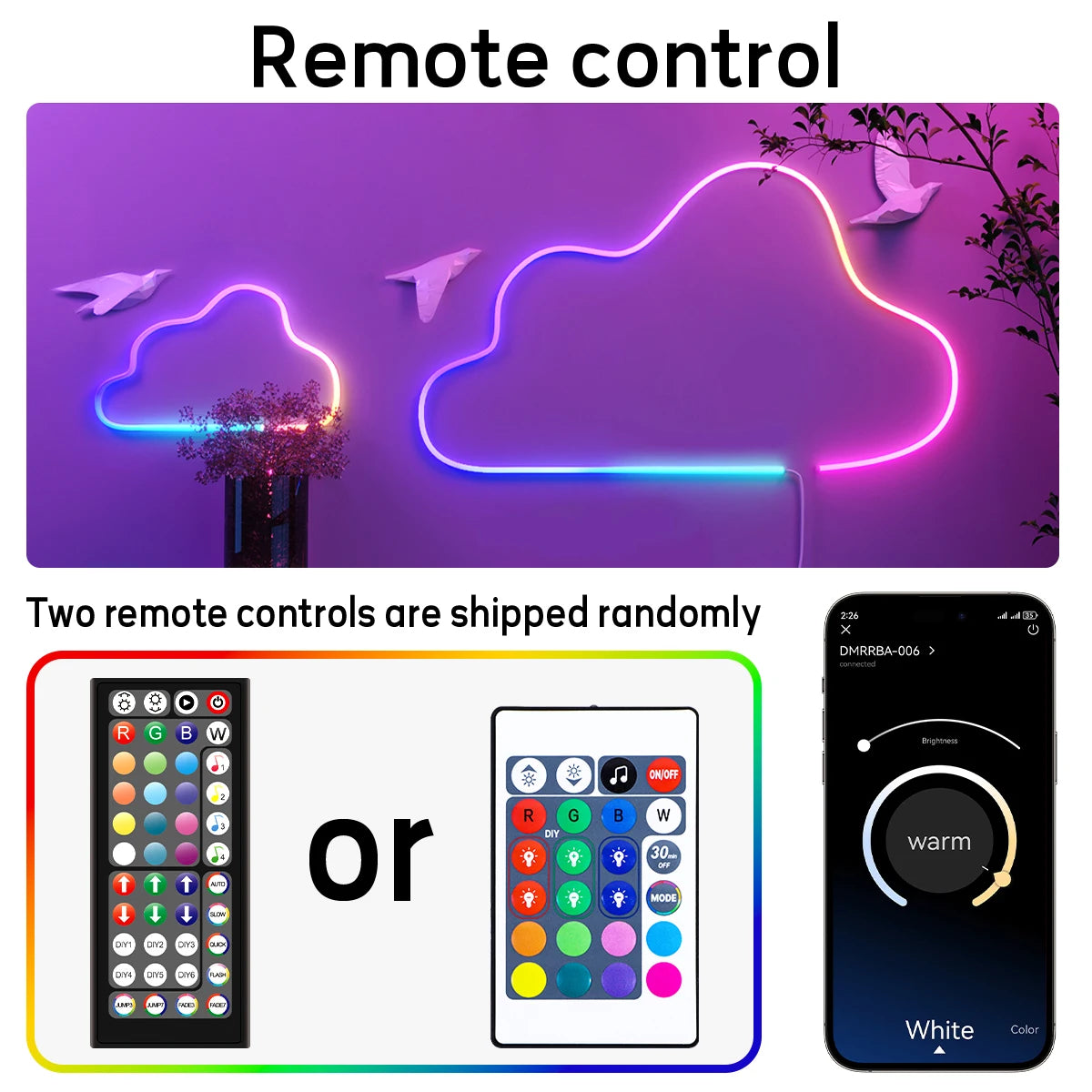 Tira Neón RGB Mexllex 30m/40m | Sincronización Musical | App y Control Remoto | Impermeable | Interior y Exterior - Firu Total Sales