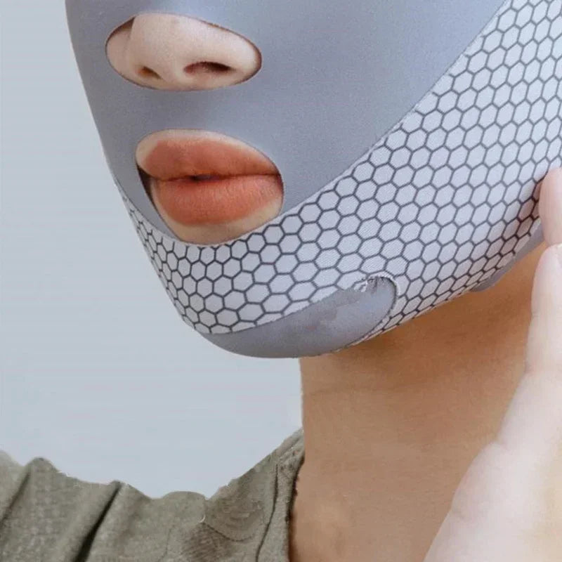Banda Reductora Facial V-Shape | Reductor Doble Mentón | Lifting y Adelgazamiento | Cómoda para Dormir - Firu Total Sales