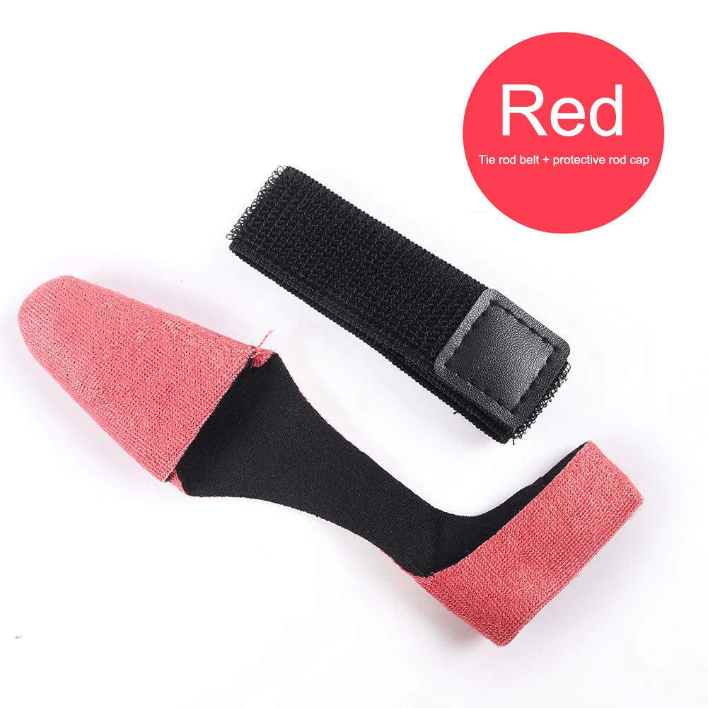 5/10Set 2Pcs/Set Fishing Rod Pole Protector Case Cover Sleeve Fishing Rod Fastener Belts Rubber FIsh Pole Fastening Belt Strap