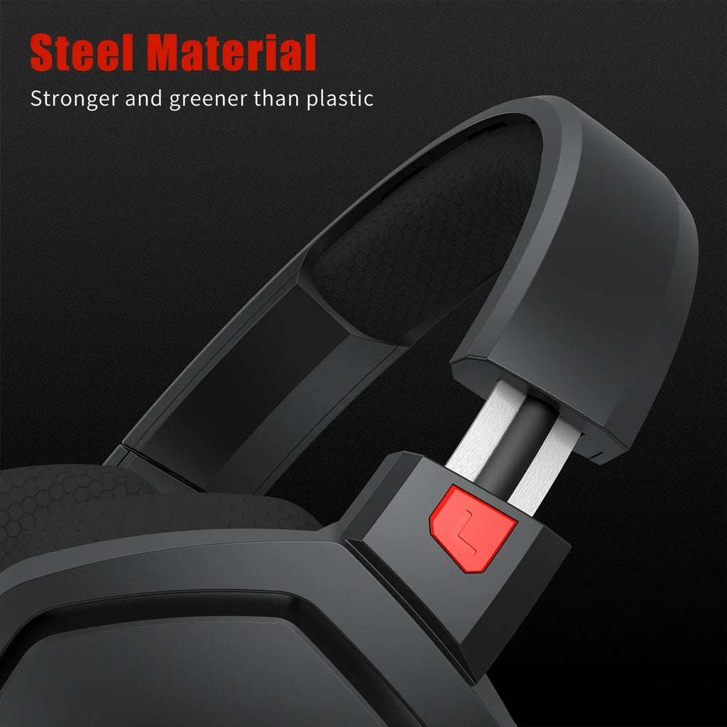 NUBWO G06 Dual Wireless Headsets Gamer with Microphone for PS5, PS4, PC, Mobile, Switch, 2.4GHz Bluetooth 5.3 Gaming Headphones